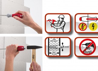 Teraz wykonywanie otworów na kołki przez pobijanie młotkiem może być cichsze, prostsze i bezpieczne